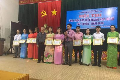 HỘI THI GIÁO VIÊN DẠY GIỎI THCS CẤP HUYỆN NĂM HỌC 2019 – 2020